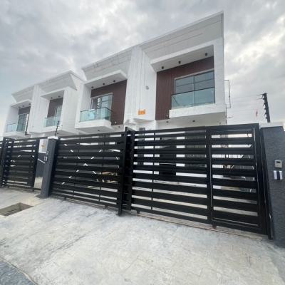 Newly Built 4 Bedrooms Semi Detached Duplex with Bq, Ikota, Lekki, Lagos, Semi-detached Duplex for Sale