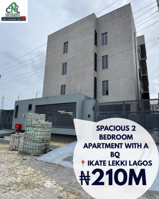 Spacious 2 Bedroom Apartment with Bq, Ikate Lekki Lagos, Ikate, Lekki, Lagos, Flat / Apartment for Sale