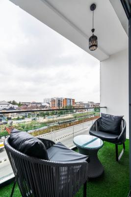 Brand New 3 Bedroom Penthouse with City View, Freedom Way Close to Admiralty, Lekki, Lagos, Flat / Apartment Short Let