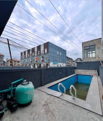 Fully Serviced 4 Bedroom Terrace Duplexes with Swimming Pool, Gym Etc, Secure Estate at Osapa Lekki, Osapa, Lekki, Lagos, Terraced Duplex for Sale