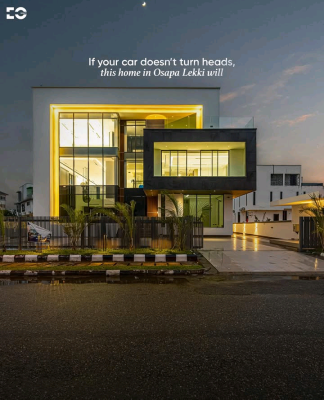 5 Bed  Detached House 5.5 Bath  Osapa Lekki, Lagos  ₦2.3 Billion, Lekki, Lagos, House for Sale