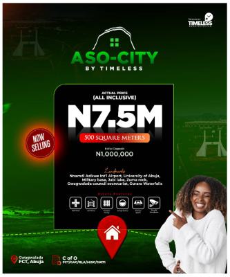 Aso City, Aso City Estate, Gwagwalada, Abuja, Mixed-use Land for Sale