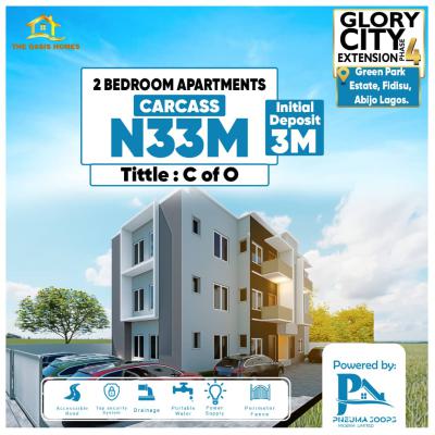 Beautiful 2 Bedroom Apartment, with 24 Months Payment Plan; Green Park Estate, Abijo, Lekki, Lagos, Flat / Apartment for Sale