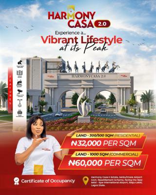 Land Facing The New International Airport, Harmony Casa 2.0,facing The New Lekki Epe International Airport, Epe, Lagos, Mixed-use Land for Sale