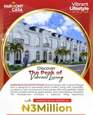 Pure Harmony with Nature, Harmony Casa 2.0,seidi Imare. Facing Exp at Airport Govt Resettlement, Ibeju, Lagos, Mixed-use Land for Sale
