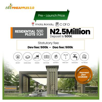 500 Sqm Genuine Dry Land, Imota Rice Mill By Caleb University, Imota, Ikorodu, Lagos, Mixed-use Land for Sale