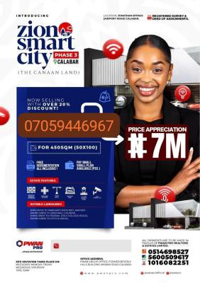 Plots of Affordable Land in Calabar, Goodluck Ebele Jonathan, Calabar, Cross River, Mixed-use Land for Sale