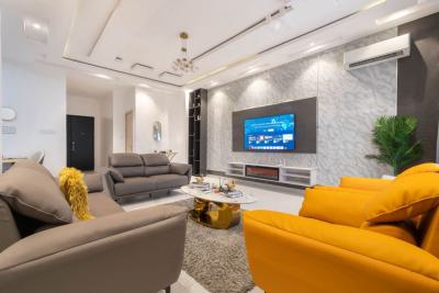 Cute  One Bedroom Apartment with a  *rooftop Pool, Lekki Phase 1, Lekki, Lagos, Flat / Apartment Short Let