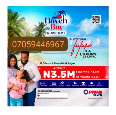 Plots of Beachfront in Odeomi, Odeomi, Ibeju Lekki, Lagos, Mixed-use Land for Sale