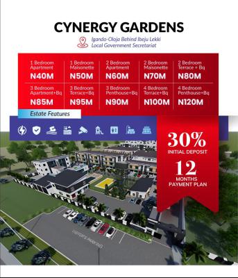 Synergy Gardens Luxury Homes in a Serene Location, Igando Oloja, Synergy Gardens, Ibeju Lekki, Lagos, Block of Flats for Sale