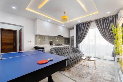 Cute 1 Bedroom Apartment with Swimming Pool and Snooker, Mijl Residence and Villas, Ikate Elegushi, Lekki, Lagos, Flat / Apartment Short Let