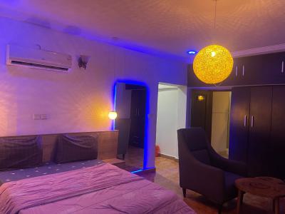 Fully Furnished Spacious Studio Apartment in a Serene Environment, Garki, Area 3, Garki, Abuja, Self Contain (single Rooms) for Rent
