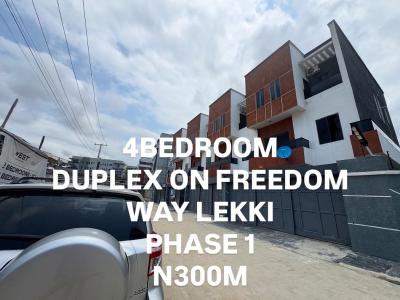 Luxury 4bedroom Duplex with Bq, Freedom Way, Lekki Phase 1, Lekki, Lagos, Semi-detached Duplex for Sale
