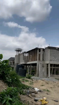 Fire Deal: 6-bedroom Detached Duplex (carcass) in Guzape, By Nnpc, Guzape District, Abuja, Residential Land for Sale