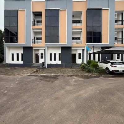Brand New for 4 Bedroom Terrace Duplex 1 Room Bq + 2 Bedroom Basement, Katampe Extension, Katampe, Abuja, House for Sale