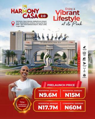 Pure Harmony with Nature, Harmony Casa 2.0 Seidu Imare, Facing The New International Airport, Epe, Lagos, Mixed-use Land for Sale