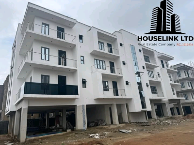 Above Is a 3 Bedroom Apartment with a Room Bq, Elevator Available.  Lo, Wuye, Abuja, House for Sale