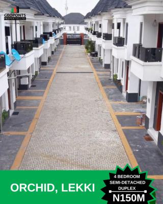Brand New 4 Bedroom Semi Detached Duplex with Bq, Orchid, Lekki, Lagos, House for Sale