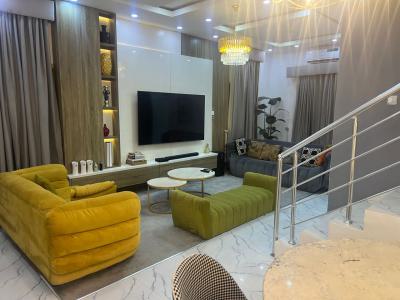 Exquisitly Furnished 3bedroom with Bq Mikano Gen Snooker Security Hous, Ologolo, Lekki, Lagos, Semi-detached Duplex for Rent