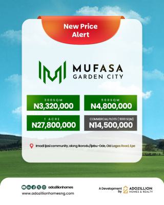 Dryland in an Estate, Mufasa Garden City, Ketu Epe, Epe, Lagos, Residential Land for Sale