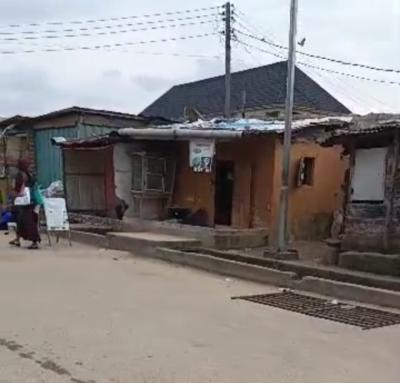 a Corner Piece of 70ft By 80ft on a Tarred Street at Akowonjo, Micom B/stop Egbeda/ Akowonjo. Lagos, Akowonjo, Alimosho, Lagos, Residential Land for Sale