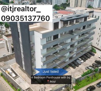 Lovely 4 Bedroom Penthouse with Swimming Pool, Gym and Bq, Ikoyi, Ikoyi, Lagos, Detached Duplex for Sale