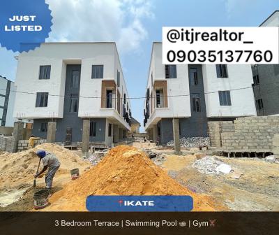 Lovely 3 Bedroom Terrace Duplex with Bq, Ikate, Ikate, Lekki, Lagos, Terraced Duplex for Sale