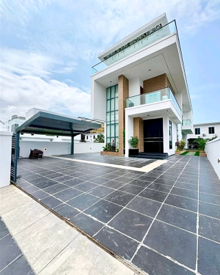 This 5-bedroom Fully Detached Home with a Private Pool in Osapa, Lekki, Osapa, Lekki, Lagos, House for Sale