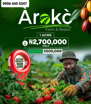 Acres and Hectares of Farmlands in Aiyetoro, Abeokuta, Ogun State, Farmlands in Aiyetoro, Abeokuta North, Ogun, Land for Sale