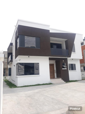 Beautiful 4 Bedroom Fully Detached Duplex with Bq in a Secured Estate, Ajah, Ajah, Lagos, Detached Duplex for Sale