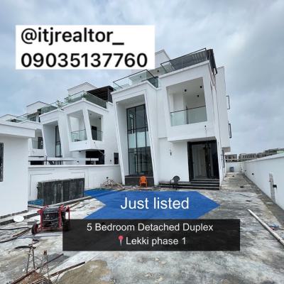 Stunning 5 Bedroom Detached Duplex with Swimming Pool,gym and Bq, Lekki Phase 1, Lekki Phase 1, Lekki, Lagos, Detached Duplex for Sale