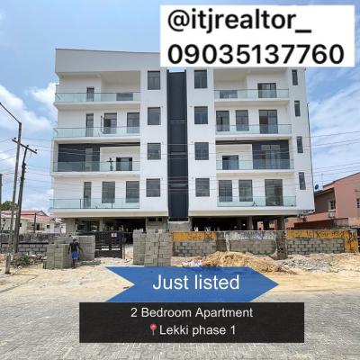 Lovely 2 Bedroom Apartment with Swimming Pool and Bq, Lekki Phase 1, Lekki, Lagos, Block of Flats for Sale