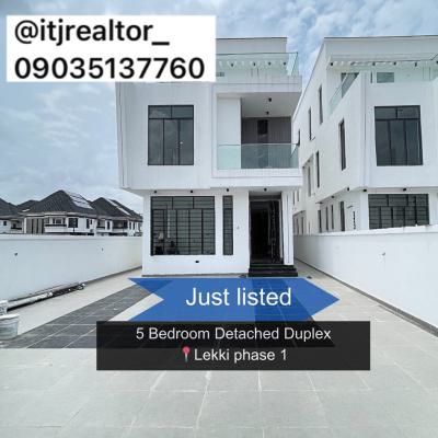 Massive 5 Bedroom Detached Duplex with Swimming Pool and Bq, Lekki Phase 1, Lekki Phase 1, Lekki, Lagos, Detached Duplex for Sale