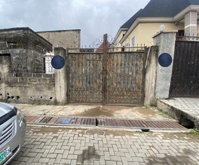 Dry Land Fenced with Warehouse Structure on It with Cofo, Victory Estate, Ago Palace, Isolo, Lagos, Residential Land for Sale