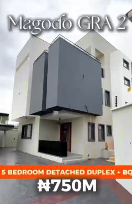 5 Bedroom Detached Duplex + Bq.... *prmmme: 750m* *location: Magodo, Gra Phase 2, Magodo, Lagos, Detached Duplex for Sale
