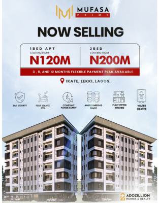 2 Bedrooms Luxury Apartment, 2 Bedroom Classic Apartment at Mufasa Prime, Ikate Elegushi, Lekki, Lagos, Flat / Apartment for Sale