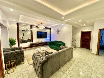 Luxuriously Furnished & Fully Serviced 4bedroom Terrace Duplex with Bq, Salem,  Ikate, Lekki, Ikate Elegushi, Lekki, Lagos, Terraced Duplex for Rent