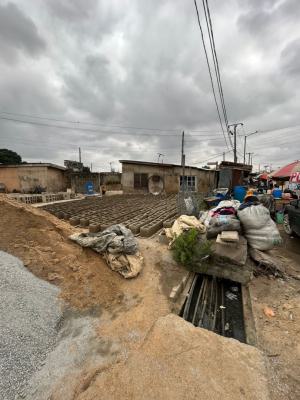 Half Plot of Land (corner Piece) Facing The Road in Ogudu Orioke, Ogudu, Ori-oke, Ogudu, Lagos, Mixed-use Land for Sale