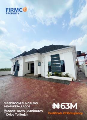 Exquisitely Built 3 Bedroom Fully Detached Bungalow in Mowe Town, (25mins Drive to Lagos), Mowe Town, Ogun, Detached Bungalow for Sale
