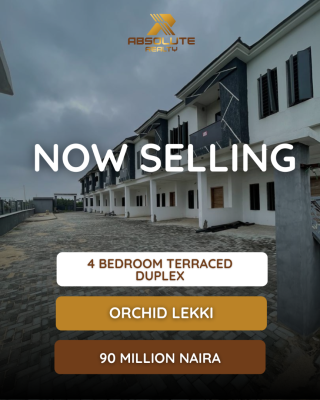 4 Bedroom Terraced Duplex, Orchid, Lekki, Lagos, House for Sale
