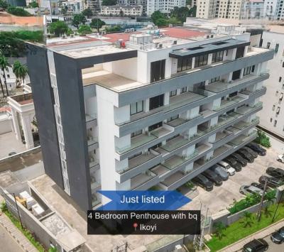Luxury 4 Bedroom Pent-floor Masionette with Bq,swimming Pool,gym. Etc, Off Gerrard Road, Old Ikoyi, Ikoyi, Lagos, Flat / Apartment for Sale