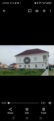4 Bedroom Duplex with Bq and 355sqm of Land, Crown Estate, Sangotedo, Ajah, Lagos, Detached Duplex for Sale