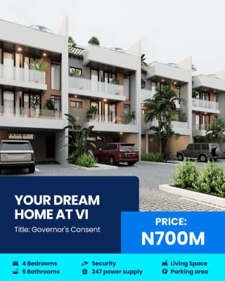 16 Units of 4-bedroom Terrace Home, Have It with Initial 25% Deposit, Victoria Island (vi), Lagos, Terraced Duplex for Sale