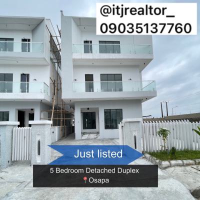 Lovely 5 Bedroom Detached Duplex with Swimming Pool and Bq, Osapa London, Osapa, Lekki, Lagos, Detached Duplex for Sale