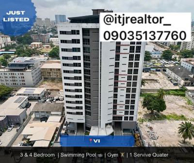Lovely 4 Bedroom Apartment with Swimming Pool and Bq, Victoria Island, Victoria Island (vi), Lagos, Block of Flats for Sale