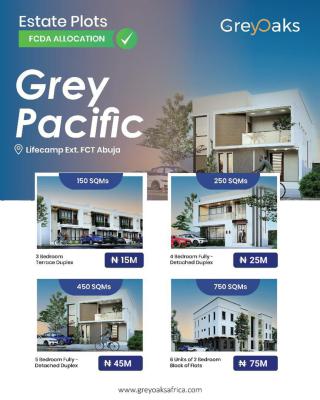 Residential Estate Plot with Fcda Approval, Grey Pacific, Life Camp, Abuja, Residential Land for Sale