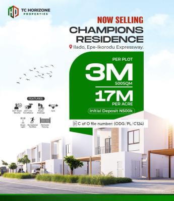 C of O Estate Land  on The Express, Champions Residence, Along Ikorodu Expressway, Ilado, Epe, Lagos, Mixed-use Land for Sale