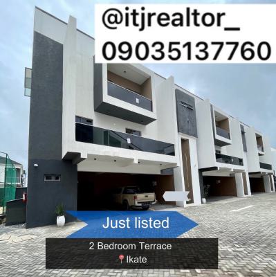 Stunning 2 Bedroom Terrace Duplex with Bq and Swimming Pool, Ikate, Lekki, Lagos, Terraced Duplex for Sale