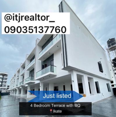 Stunning 4 Bedroom Terrace Duplex with Bq, Ikate, Lekki, Lagos, Terraced Duplex for Sale
