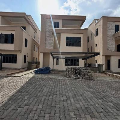 Brand New 5 Bedroom Detached,bq,elevator Shaft,cctv,gym, Corner Piece, Serene Neighborhood, in a Gated Mini Estate, Wuse, Abuja, Detached Duplex for Sale